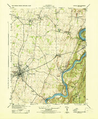 Download a high-resolution, GPS-compatible USGS topo map for Charles Town, WV (1944 edition)