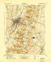 Download a high-resolution, GPS-compatible USGS topo map for Martinsburg, WV (1944 edition)