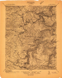 preview thumbnail of historical topo map of Beckley, WV in 1911