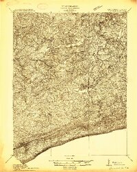 preview thumbnail of historical topo map of Bluefield, VA in 1913