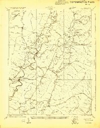 1922 Map of Arbovale, WV