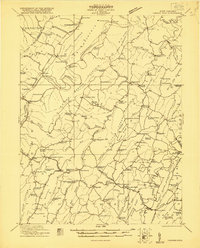 preview thumbnail of historical topo map of Hampshire County, WV in 1921