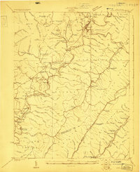 1923 Map of Huntersville, WV