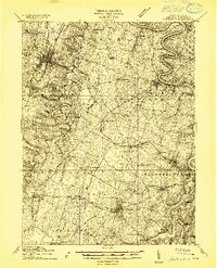preview thumbnail of historical topo map of Martinsburg, WV in 1914