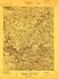 1912 Map of Meadow Creek