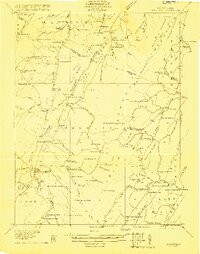 1921 Map of Moorefield