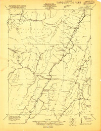 preview thumbnail of historical topo map of Pendleton County, WV in 1921