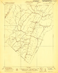 Download a high-resolution, GPS-compatible USGS topo map for Orkney Springs, WV (1921 edition)