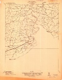 preview thumbnail of historical topo map of Peterstown, WV in 1913