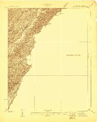 1923 Map of Warm Springs