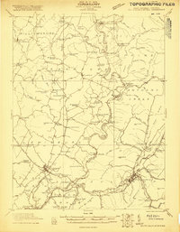 1921 Map of Lewisburg, WV
