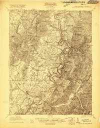preview thumbnail of historical topo map of White Sulphur Springs, WV in 1921