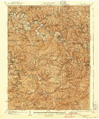 Download a high-resolution, GPS-compatible USGS topo map for Arnoldsburg, WV (1939 edition)