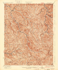 Download a high-resolution, GPS-compatible USGS topo map for Bald Knob, WV (1931 edition)