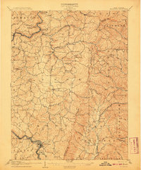 Download a high-resolution, GPS-compatible USGS topo map for Belington, WV (1907 edition)