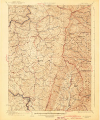 Download a high-resolution, GPS-compatible USGS topo map for Belington, WV (1941 edition)