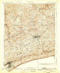 preview thumbnail of historical topo map of Bluefield, VA in 1926