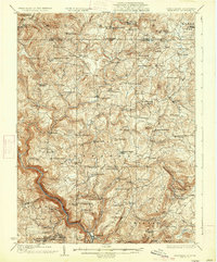 Download a high-resolution, GPS-compatible USGS topo map for Bruceton, WV (1933 edition)