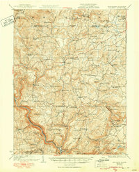 Download a high-resolution, GPS-compatible USGS topo map for Bruceton, WV (1950 edition)