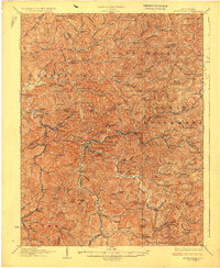 1927 Map of Burnsville, WV