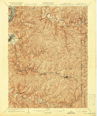 1904 Map of Cameron, 1918 Print
