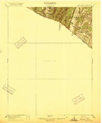 1916 Map of Capon Bridge