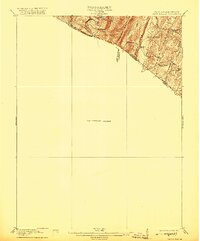 1916 Map of Capon Bridge, 1920 Print