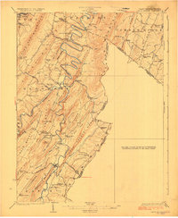 1923 Map of Capon Bridge