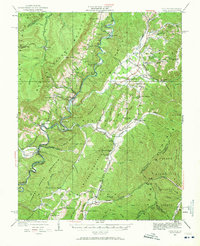 Download a high-resolution, GPS-compatible USGS topo map for Cass, WV (1971 edition)