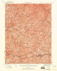 preview thumbnail of historical topo map of Doddridge County, WV in 1924