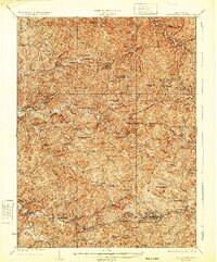 preview thumbnail of historical topo map of Doddridge County, WV in 1925