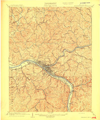 Download a high-resolution, GPS-compatible USGS topo map for Charleston, WV (1909 edition)