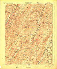 1924 Map of Franklin, WV