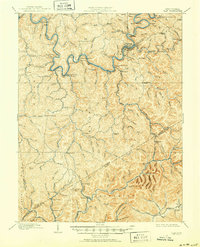 Download a high-resolution, GPS-compatible USGS topo map for Clay, WV (1950 edition)