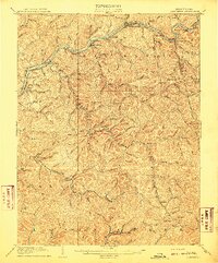 1909 Map of Clendenin, WV