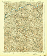 preview thumbnail of historical topo map of Clendenin, WV in 1909