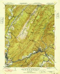 Download a high-resolution, GPS-compatible USGS topo map for Clifton Forge, WV (1949 edition)