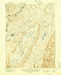 1921 Map of Davis, 1944 Print
