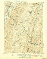 Download a high-resolution, GPS-compatible USGS topo map for Durbin, WV (1951 edition)