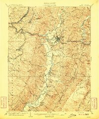1909 Map of Beverly, WV