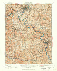 1923 Map of Fairmont, 1962 Print
