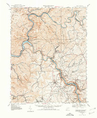 Download a high-resolution, GPS-compatible USGS topo map for Fayetteville, WV (1980 edition)