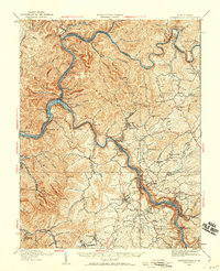 Download a high-resolution, GPS-compatible USGS topo map for Fayetteville, WV (1960 edition)
