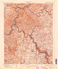 Download a high-resolution, GPS-compatible USGS topo map for Fayetteville, WV (1931 edition)