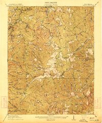 1914 Map of Flattop