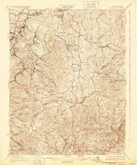 1932 Map of Flattop