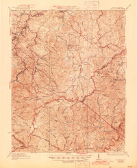 Download a high-resolution, GPS-compatible USGS topo map for Flattop, WV (1945 edition)