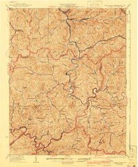 Download a high-resolution, GPS-compatible USGS topo map for Gilbert, WV (1940 edition)