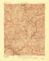 Download a high-resolution, GPS-compatible USGS topo map for Gilbert, WV (1945 edition)
