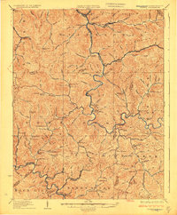 Download a high-resolution, GPS-compatible USGS topo map for Gilbert, WV (1927 edition)